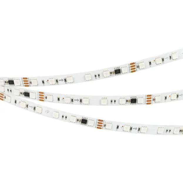 Светодиодная лента Arlight 033447 SPI-B60-10mm 24V RGB-PX6-RAM (15 W/m, IP20, 5060, 5m) SPI B60