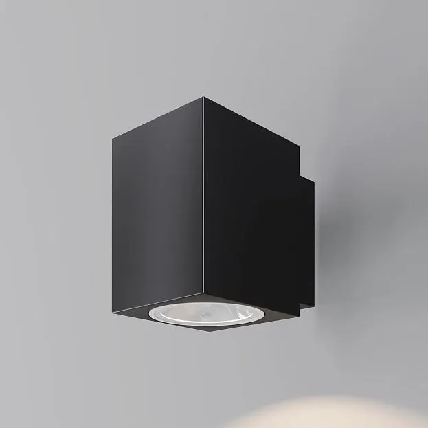 Уличный настенный светильник Outdoor Maytoni O507WL-L5B3K Block