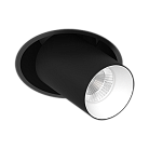 Встраиваемый поворотный светодиодный светильник LeDron EVA DANNY MINI Black-White 4000K