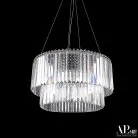 Люстра светодиодная хрустальная APL LED SH09.55.C.Ni.4000 Sicilia