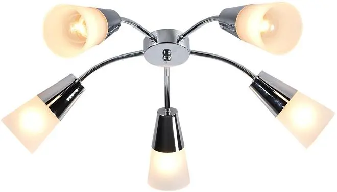 Потолочная люстра Escada 1100/5P Chrome Aquilegia Потолочная люстра Escada 1100/5P Chrome Aquilegia