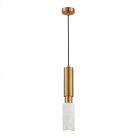 Светильник подвесной Латунь/Латунь, Белый GU10 1*5W 4000K ST-Luce SL1192.353.01 PRIETTI