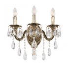Бра с хрустальными подвесками Bohemia Ivele Crystal AL7901B10/3/175 B GB AL7901