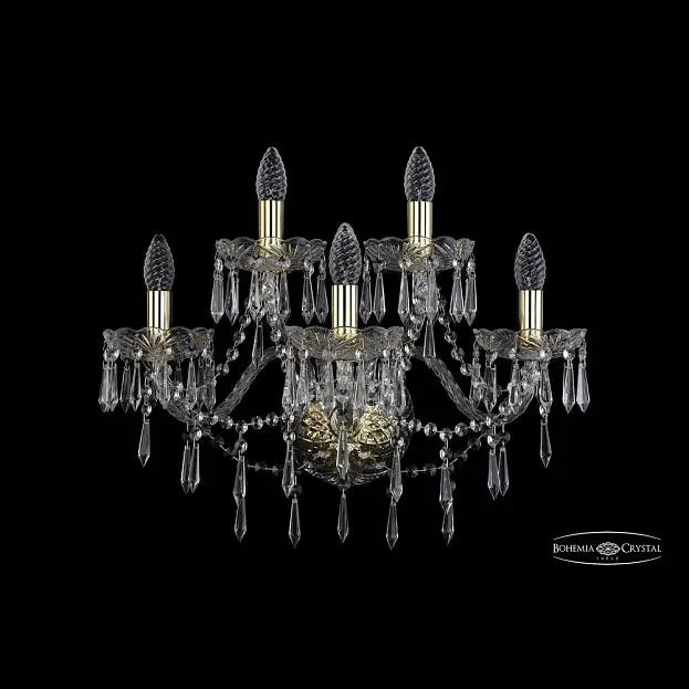 Бра хрустальный Bohemia 1403B/3+2/195/XL G Бра хрустальный Bohemia 1403B/3+2/195/XL G