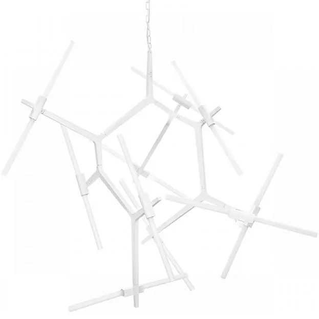 Подвесная люстра Агнес Chandelier White 20 ImperiumLoft 156080-22 40.3016-3