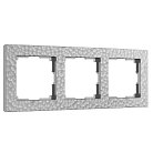 Рамка на 3 поста (серебряный) Werkel W0032406 Hammer a052520