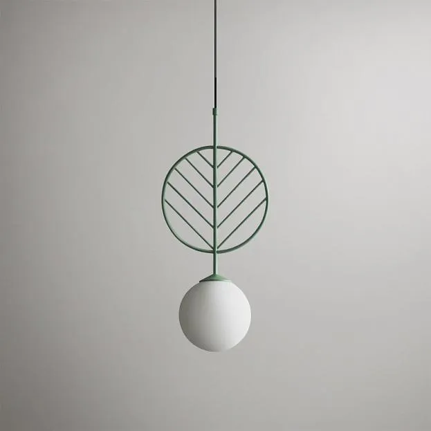 Подвесной светильник LEAF B Зелёный ImperiumLoft 178139-26 LEAF01