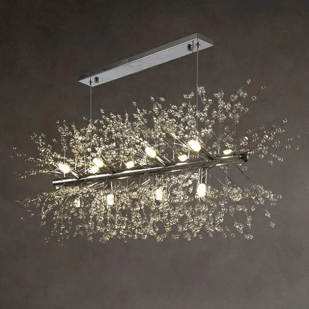 Потолочный светильник ROSALIA LONG L92 Chrome ImperiumLoft 205360-23 rosalia-long01