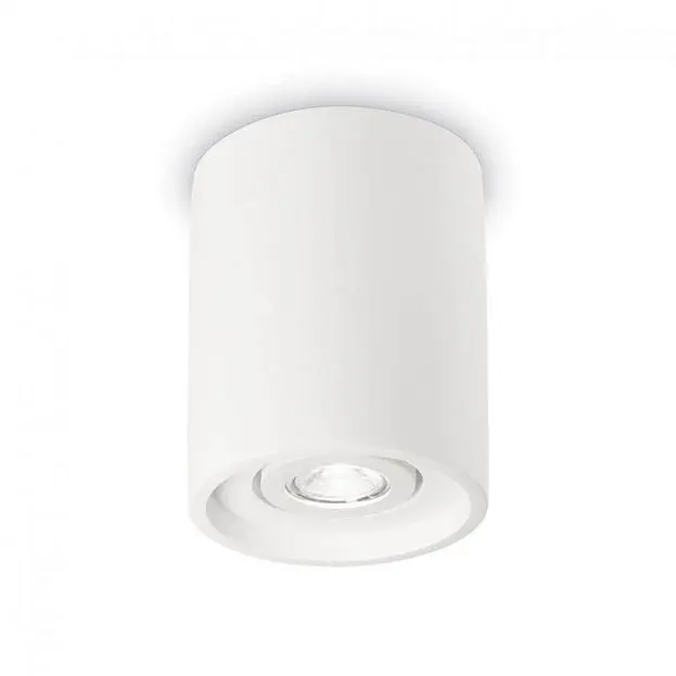 Потолочный светильник Ideal Lux 150420 OAK PL1 ROUND BIANCO Потолочный светильник Ideal Lux 150420 OAK PL1 ROUND BIANCO