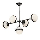 Люстра Delight Collection 9252P/5L black Peggy