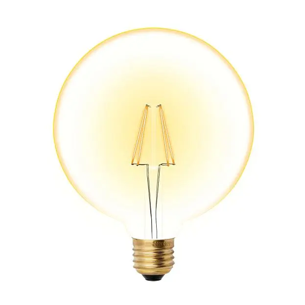 Лампочка светодиодная Uniel LED-G125-8W/GOLDEN/E27 GLV21GO Лампочка светодиодная Uniel LED-G125-8W/GOLDEN/E27 GLV21GO