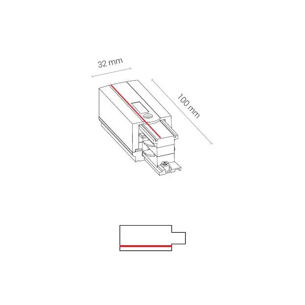 Заглушка с питанием правая Nowodvorski Ctls Power 8712 Заглушка с питанием правая Nowodvorski Ctls Power 8712