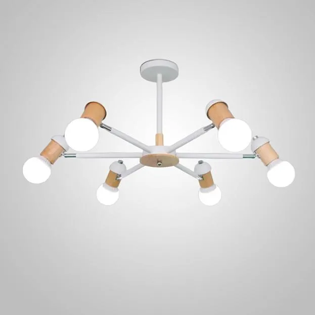 Люстра на штанге MERE D80 White ImperiumLoft 241224-26 MERE01