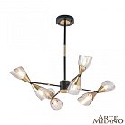 Люстра на штанге Arte Milano 276708/8 BK/GD Neapolis-76708