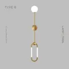 Бра FINNUR B WALL Тип B. Матовый плафон Lampatron 7791-21975