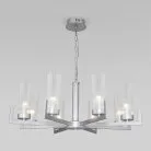 Подвесная люстра Eurosvet 60133/8 серебро a057760 Arganie