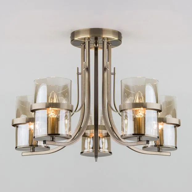 Потолочная люстра Eurosvet 60085/5 античная бронза a043711 Coppa