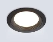 Встраиваемый светильник Ambrella light TN51802 BK черный GX53 max 15W D110*23