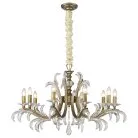 светильник подвесной, E14, 10x40W Wertmark WE308.10.203 GISELA