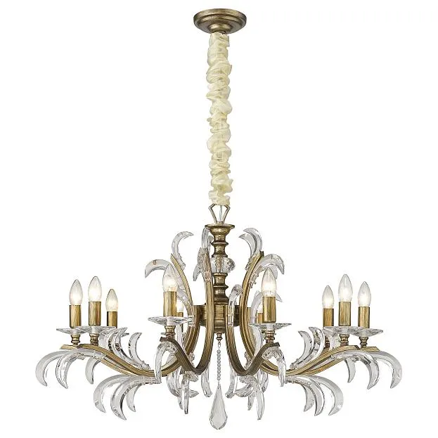 светильник подвесной, E14, 10x40W Wertmark WE308.10.203 GISELA