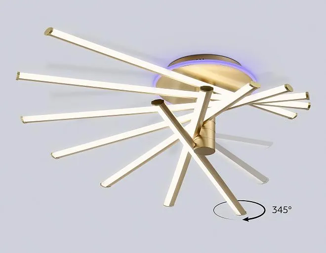 Потолочная люстра 125W 3000K-6400K+RGB 900*750*230 (ПДУ ИК) Ambrella light FL6244 COMFORT