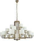 Подвесная люстра Newport 35412+6+3/C gold без абажуров 35400