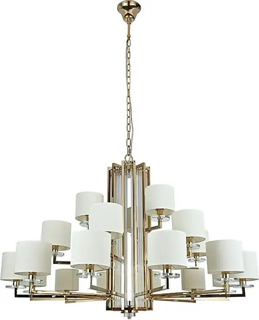 Подвесная люстра Newport 35412+6+3/C gold без абажуров 35400