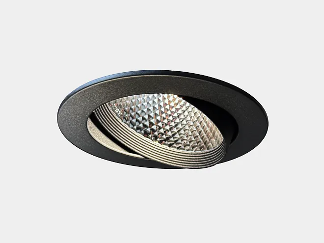 Встраиваемый светильник KZ-2-DLB-18-NW, 18Вт, 4000К, черный 00-00044179