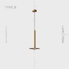 Подвесной светильник GIFT Тип B. Цвет Латунь Lampatron f-gift-b-brass 5828-25479
