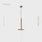 Подвесной светильник GIFT Тип B. Цвет Латунь Lampatron f-gift-b-brass 5828-25479