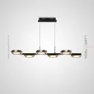 Реечный, рядный светильник SELLIF LONG Цвет Коричневый + Черный Lampatron sellif-long-brown 7620-21319