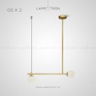 Реечный, рядный светильник ASGARD 2 лампы Lampatron 4220-10549