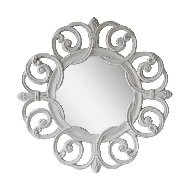 Зеркало классическое Lumina Deco FM PU565 WT