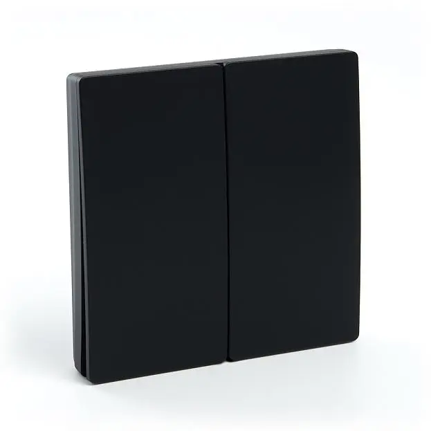 Выключатель беспроводной FERON 41723 TM82 SMART, 230V, 500W, двухклавишный, черный Выключатель беспроводной FERON 41723 TM82 SMART, 230V, 500W, двухклавишный, черный