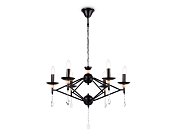 Подвесная люстра черный E14/6 max 40W D660*880 Ambrella light TR9597/6 BK