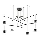 Подвес Ideal Lux Fish SP6 Nero 196992