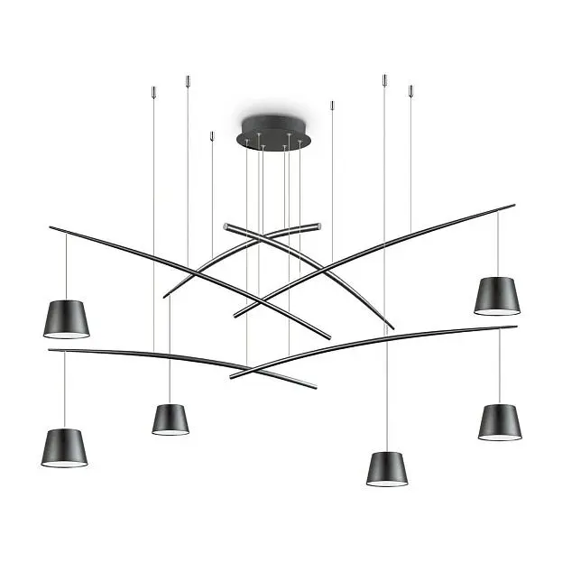 Подвес Ideal Lux Fish SP6 Nero 196992