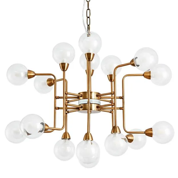 Подвесная люстра Bistro Globe Milk Chandelier 16 ImperiumLoft 156217-22 40.2952-2