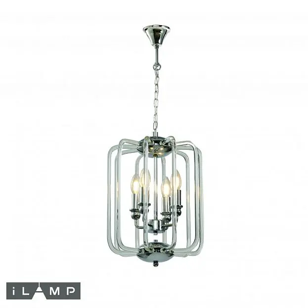 Подвесная люстра iLamp Mono P2481-4 Chrome Подвесная люстра iLamp Mono P2481-4 Chrome