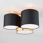 Потолочный светильник TK Lighting 3445 Mona Black/Gold a055677