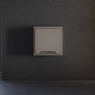 Накладка для розетки с заземлением, защитными шторками и крышкой, (капучино) Voltum VLS000814 S70