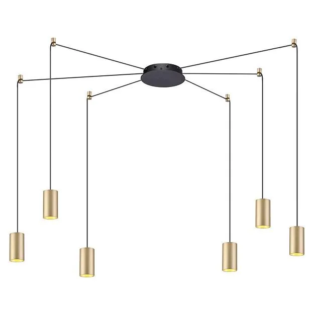 Подвесной светильник SPIN L6 Gold ImperiumLoft 313216-26 SPIN01