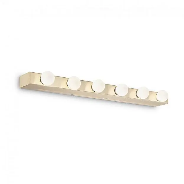 Настенный светильник Ideal Lux Prive AP6 Ottone 179681 Настенный светильник Ideal Lux Prive AP6 Ottone 179681