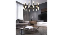 Подвесной светильник Lumina Deco LDP 6035-24 BK+GD Richmond