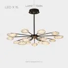 Люстра EVIAN 15 ламп Lampatron 7691-24555