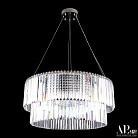 Люстра светодиодная хрустальная APL LED SH09.73.C.Ni.4000 Sicilia