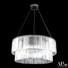 Люстра светодиодная хрустальная APL LED SH09.73.C.Ni.4000 Sicilia