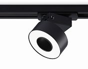 Трековый однофазный светодиодный светильник Ambrella light GL6863 BK