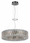 Светильник подвесной Crystal Lux LIRICA SP10 D610 CHROME/GOLD-TRANSPARENT 2201/210D