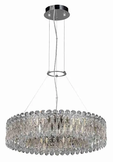 Светильник подвесной Crystal Lux LIRICA SP10 D610 CHROME/GOLD-TRANSPARENT 2201/210D Светильник подвесной Crystal Lux LIRICA SP10 D610 CHROME/GOLD-TRANSPARENT 2201/210D